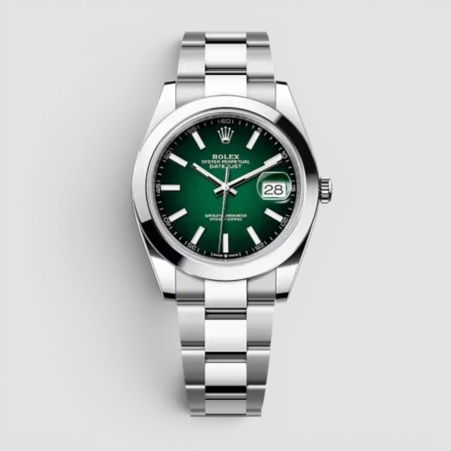 Datejust Steel Green Ombré Dial 41mm