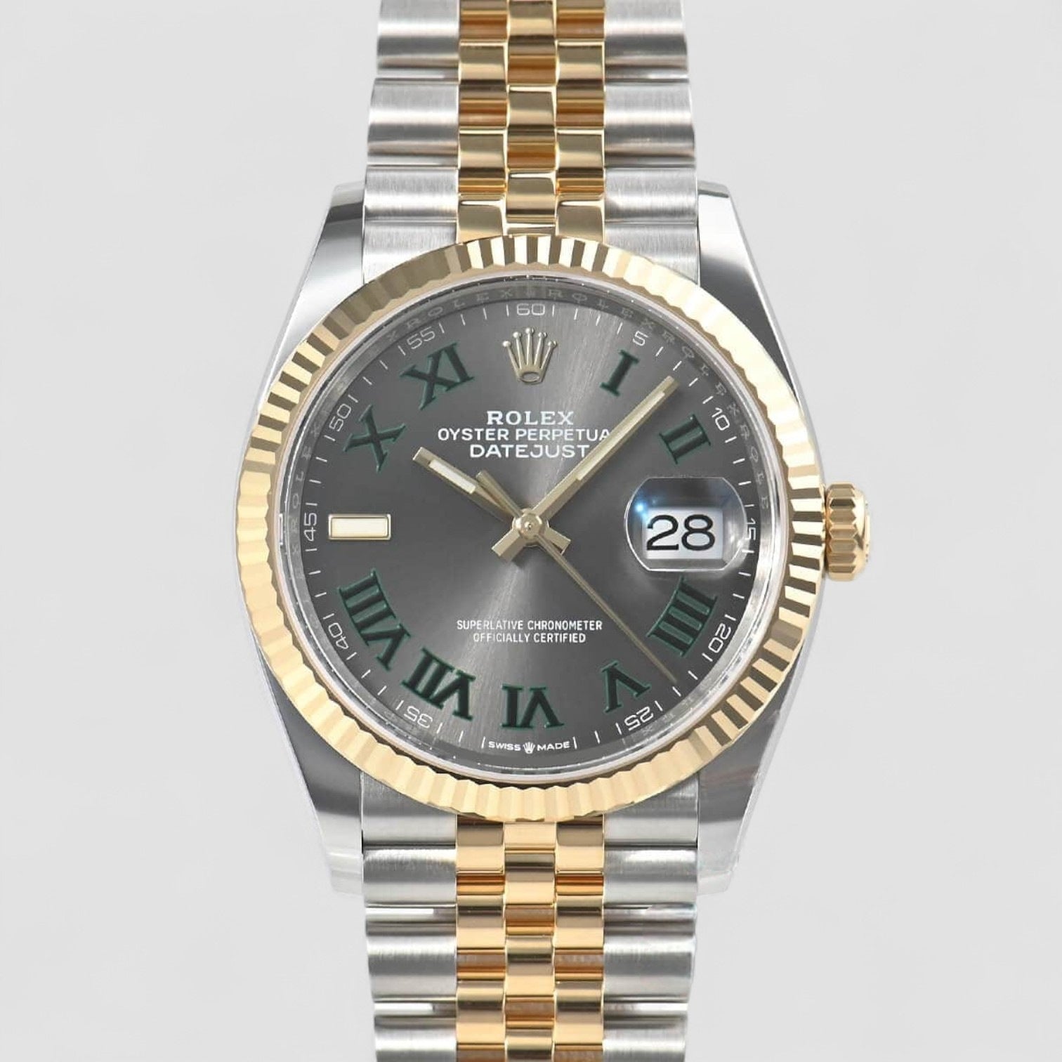 Datejust 36 Gold/Steel with Grey Dial