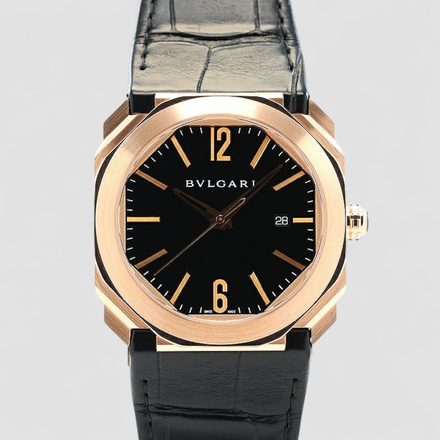 Octo Solotempo Black Dial Automatic Men's Watch