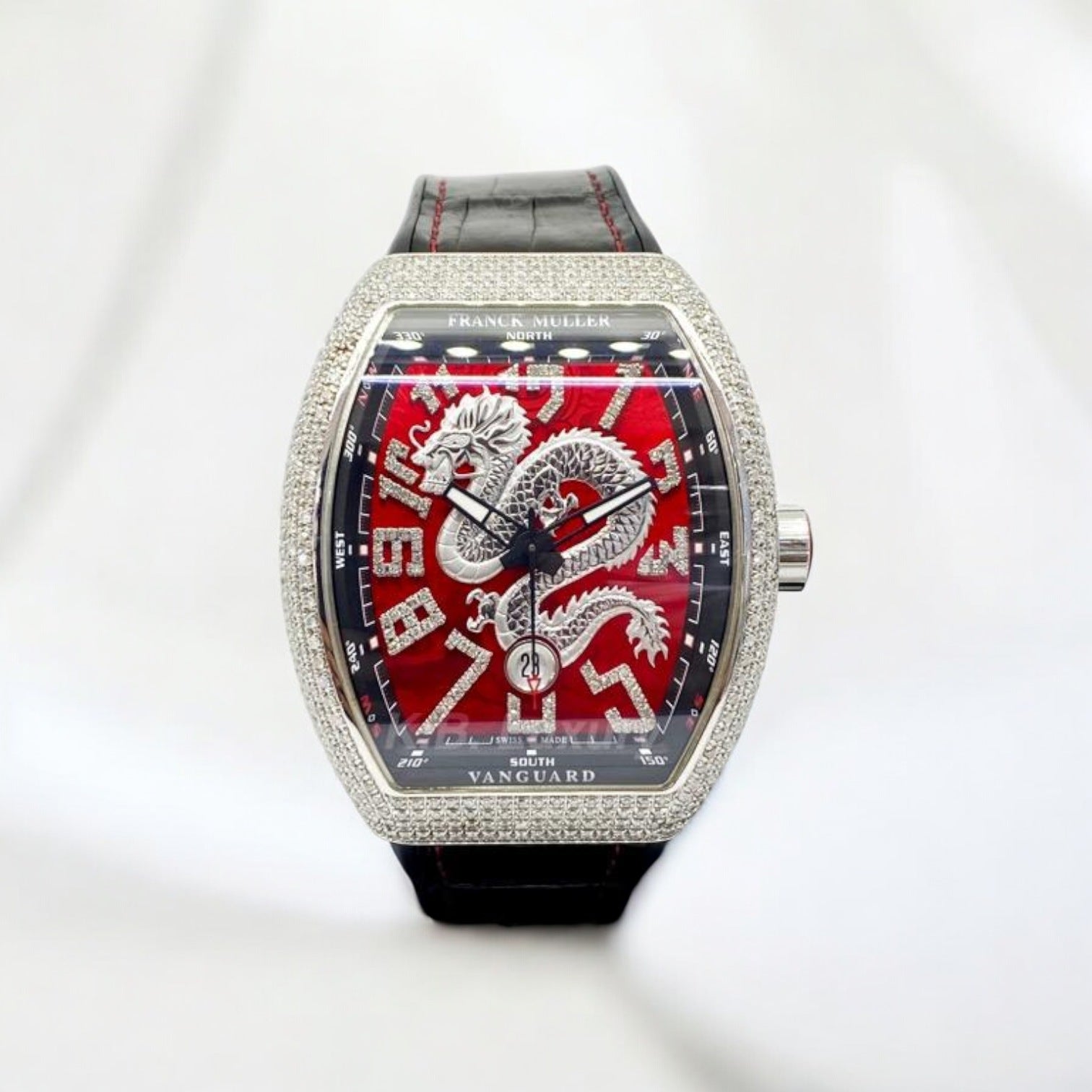 Vanguard V45 Red Dragon King Limited Edition Diamond Automatic Afterset Diamonds