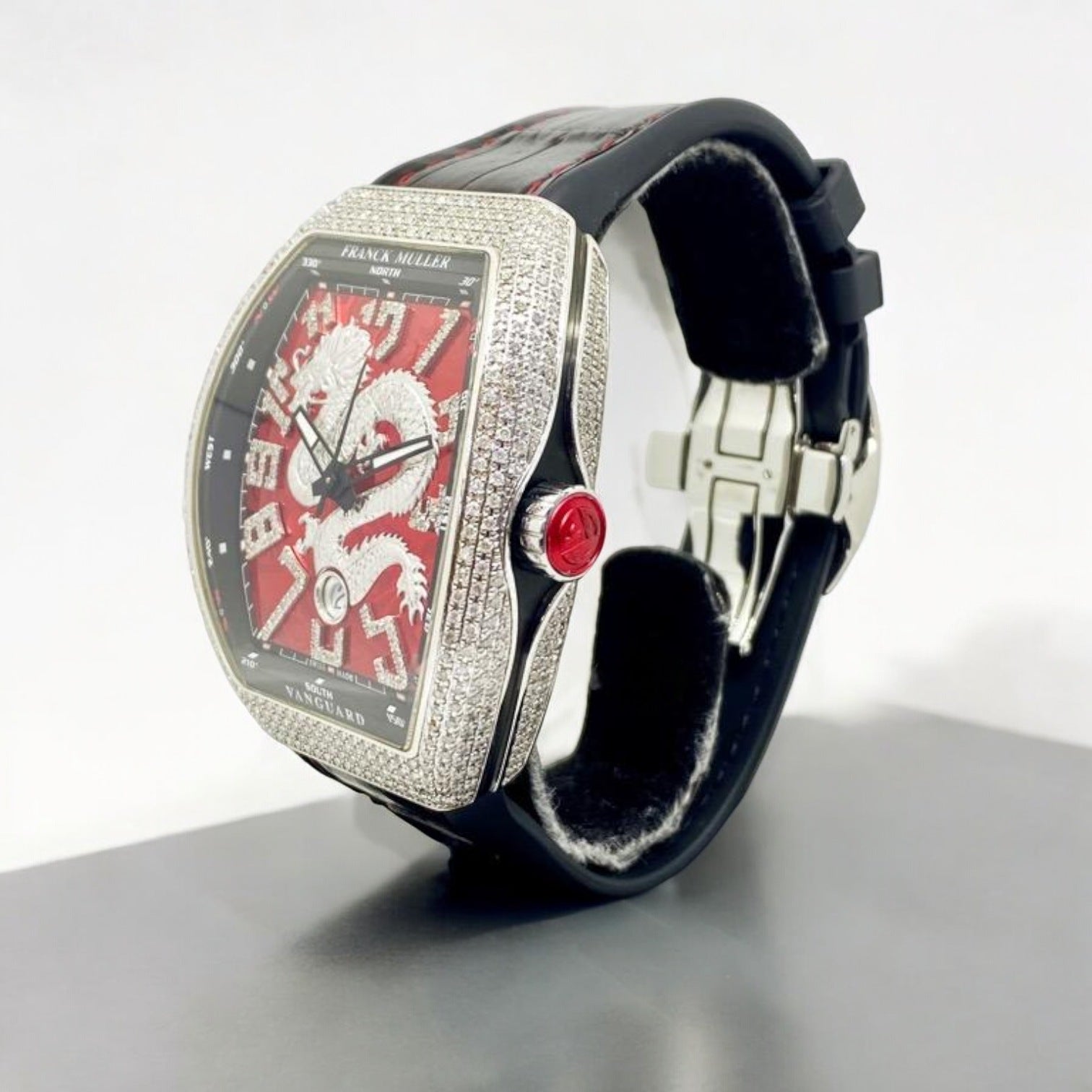 Vanguard V45 Red Dragon King Limited Edition Diamond Automatic Afterset Diamonds