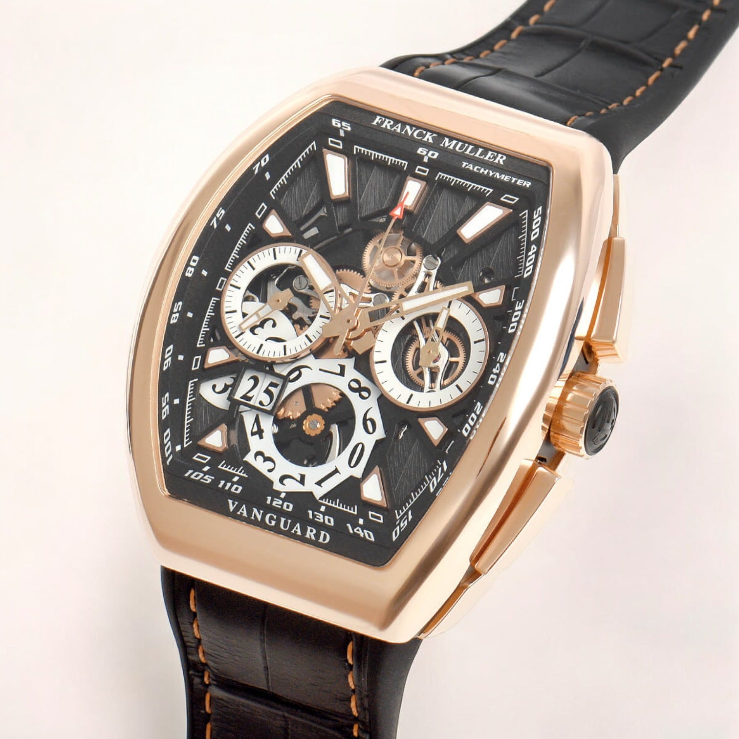 Vanguard Crazy Hours Rose gold with Dark Grey Dial V 45 CH 5N NR