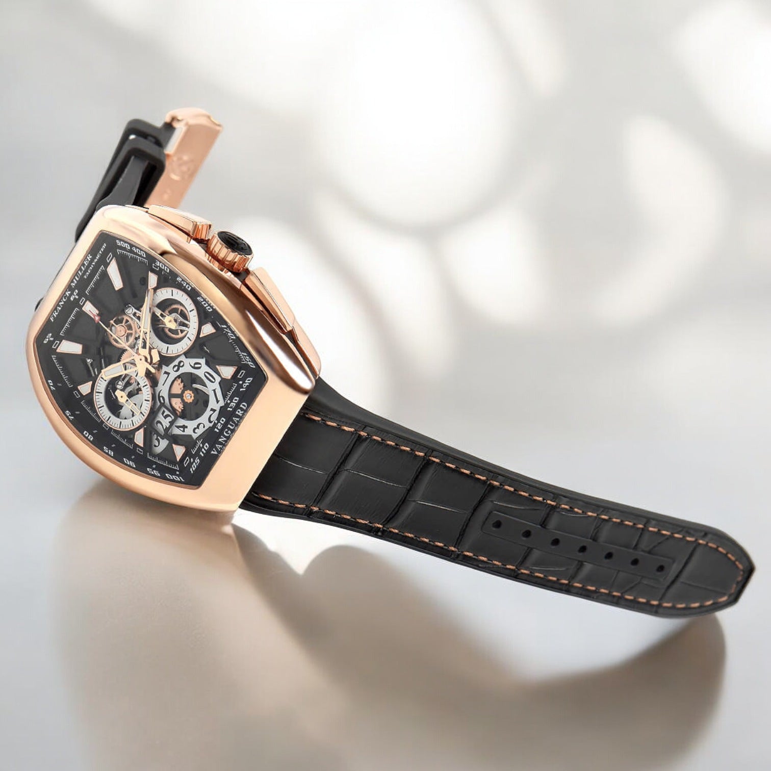 Vanguard Crazy Hours Rose gold with Dark Grey Dial V 45 CH 5N NR