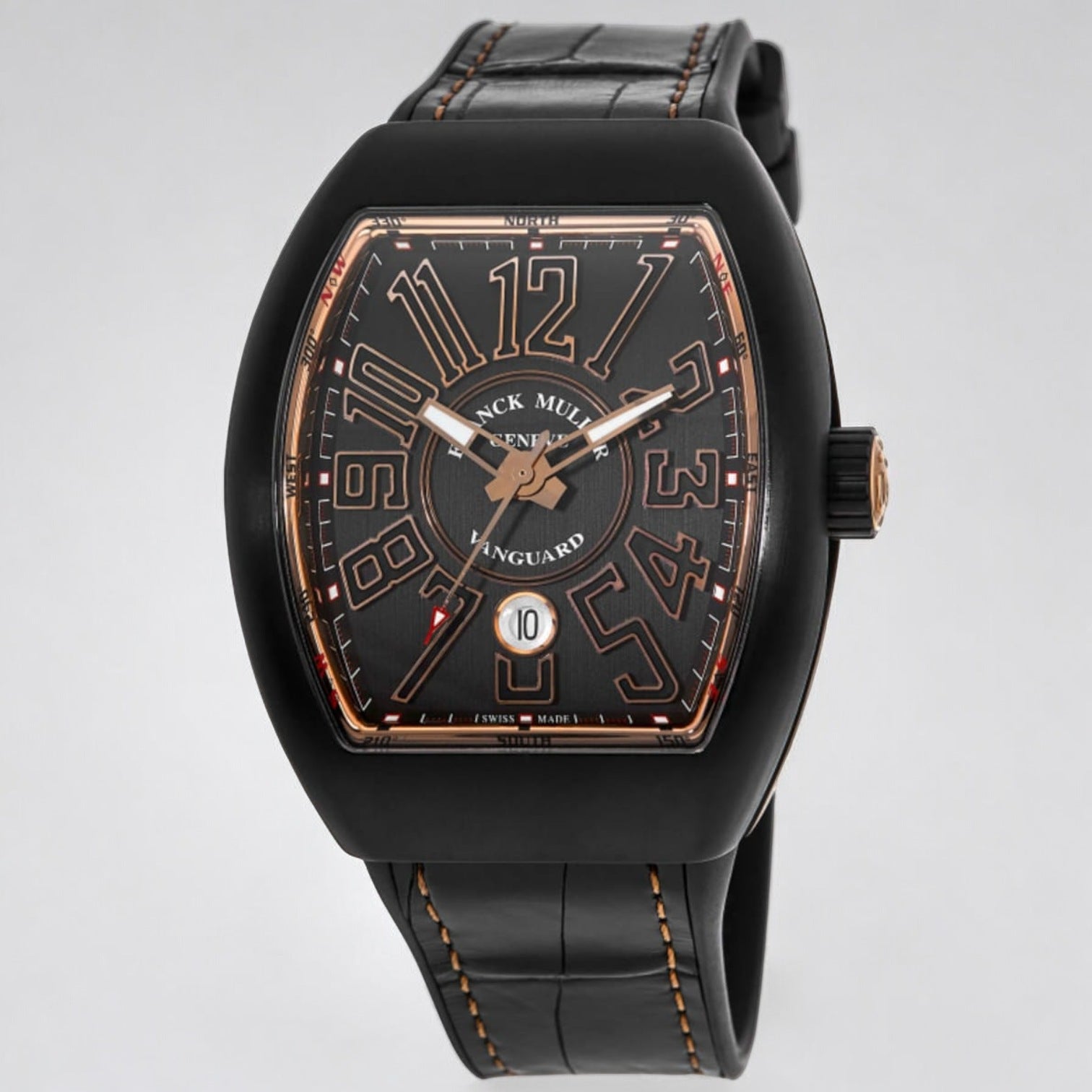 Vanguard Classical Titanium Black Dial V 45 SC DT NR BR (ER)