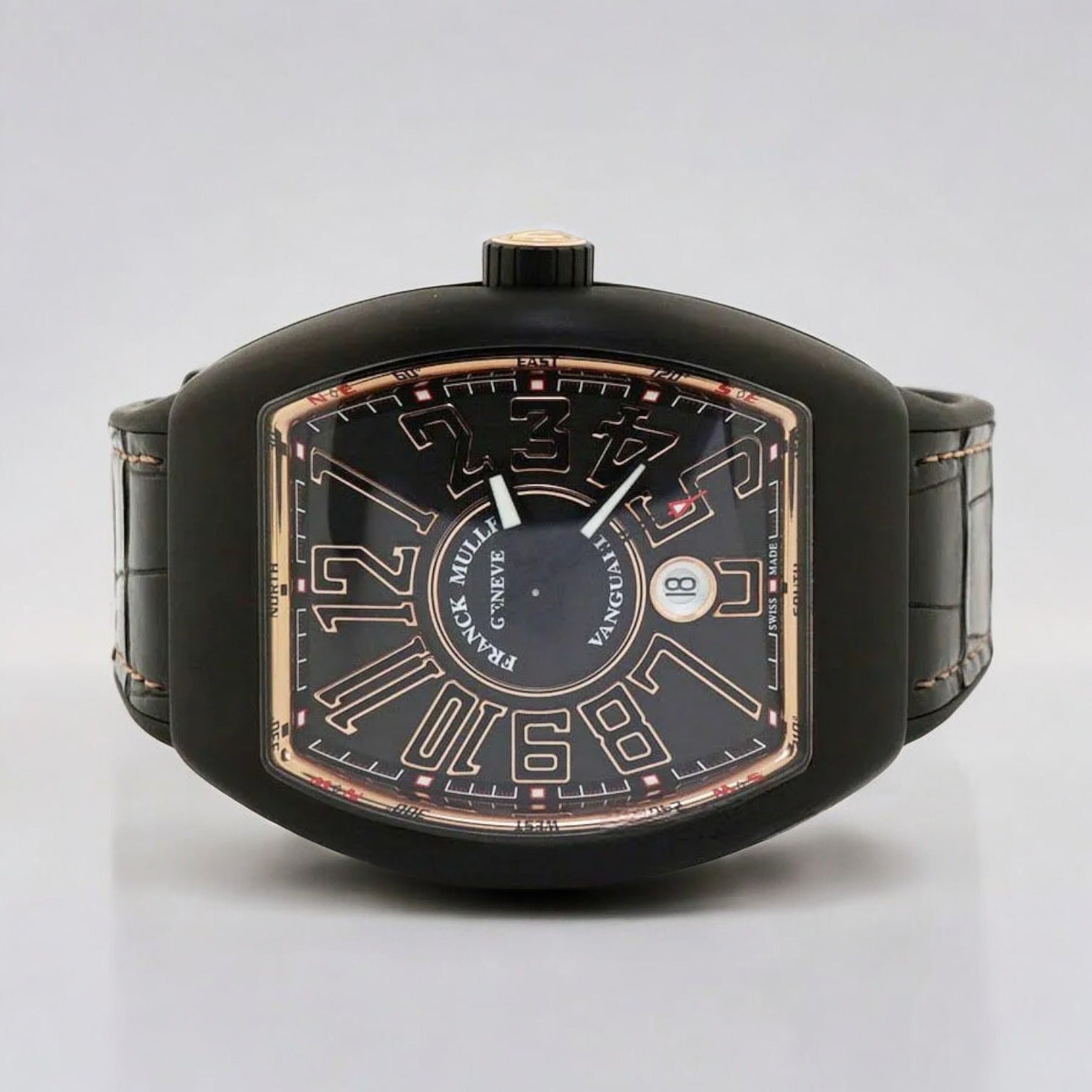 Vanguard Classical Titanium Black Dial V 45 SC DT NR BR (ER)