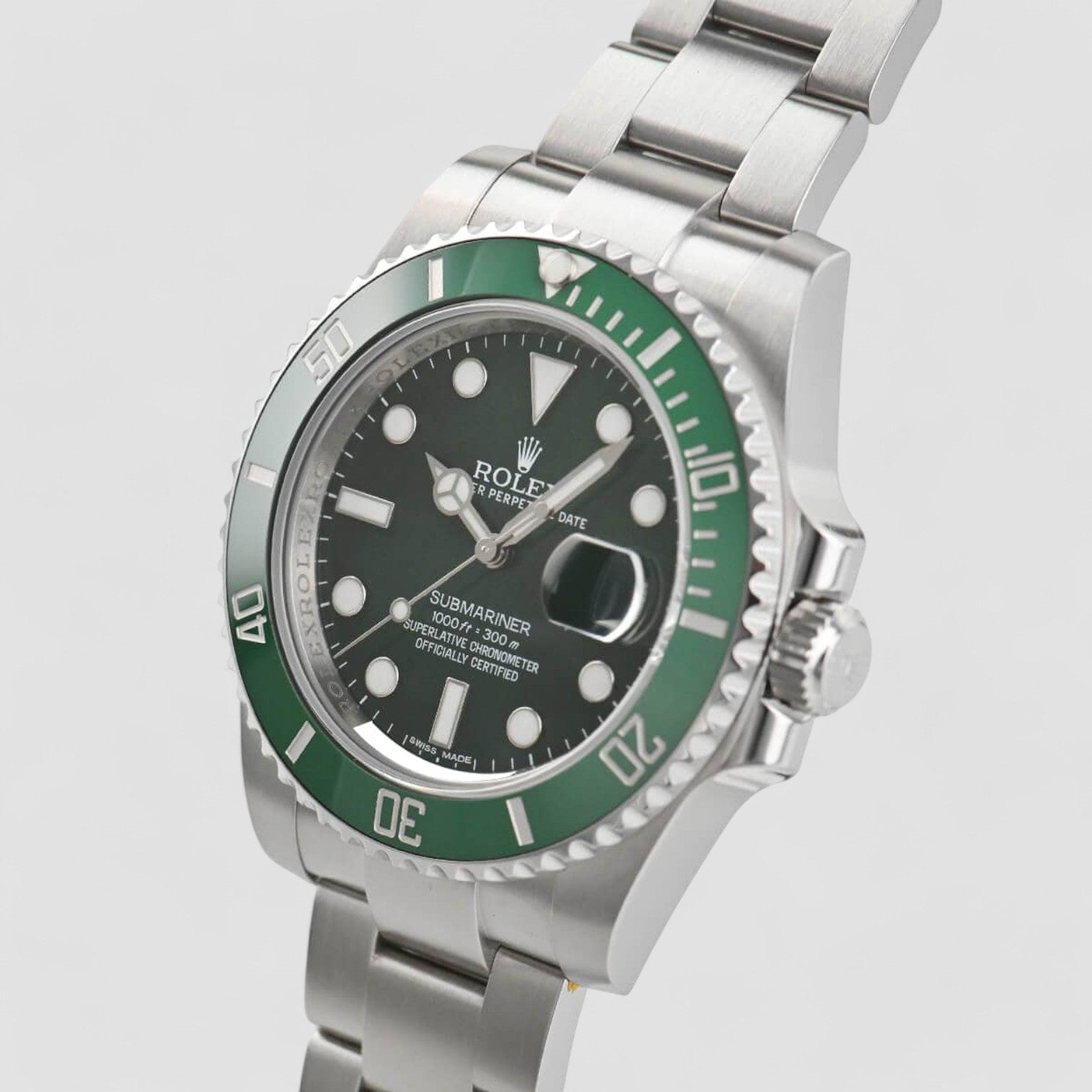 Submariner "Hulk" Green Ceramic Bezel Green Dial SS