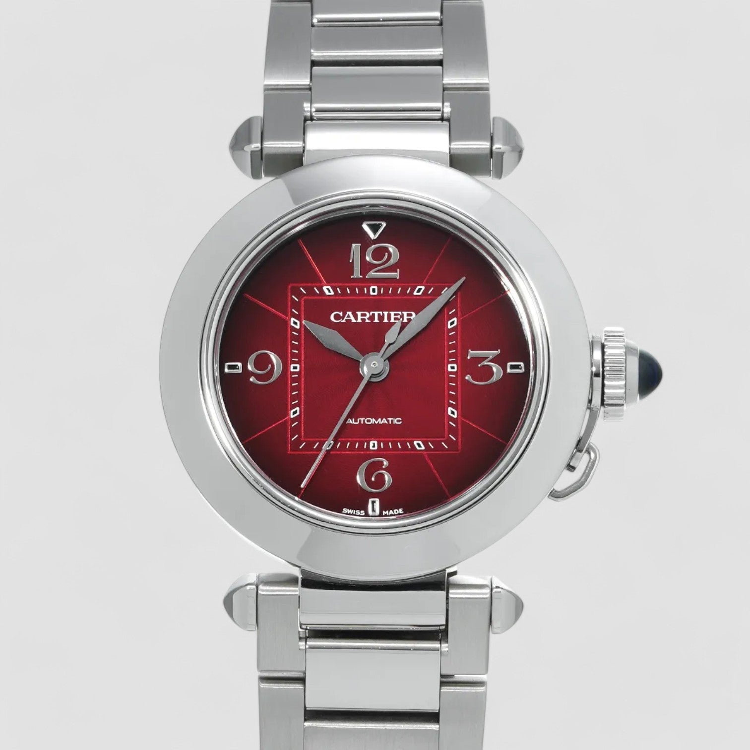 Pasha De Cartier Red Dial Special Edition