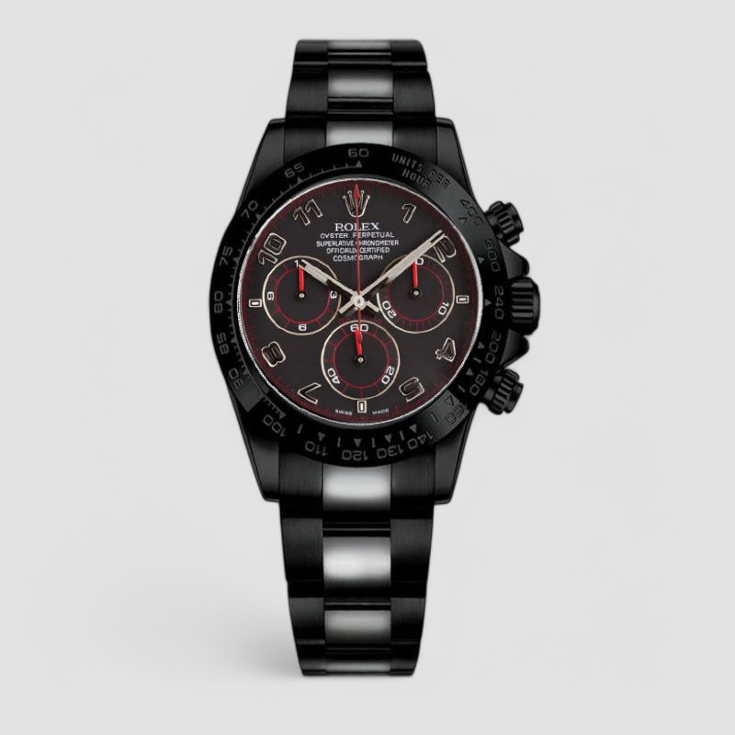 Cosmograph Daytona 116520 Black/Red Arabic Racing Dial Blackout