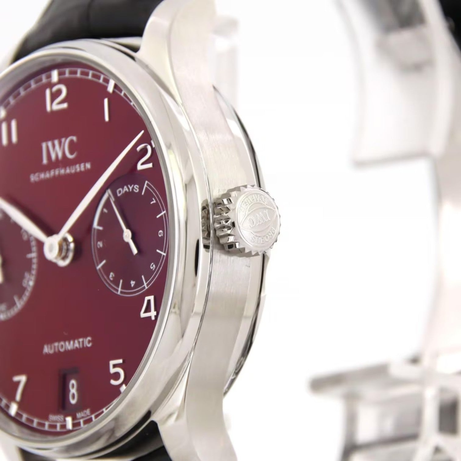 Portugieser Automatic 7 Day Burgundy Dial