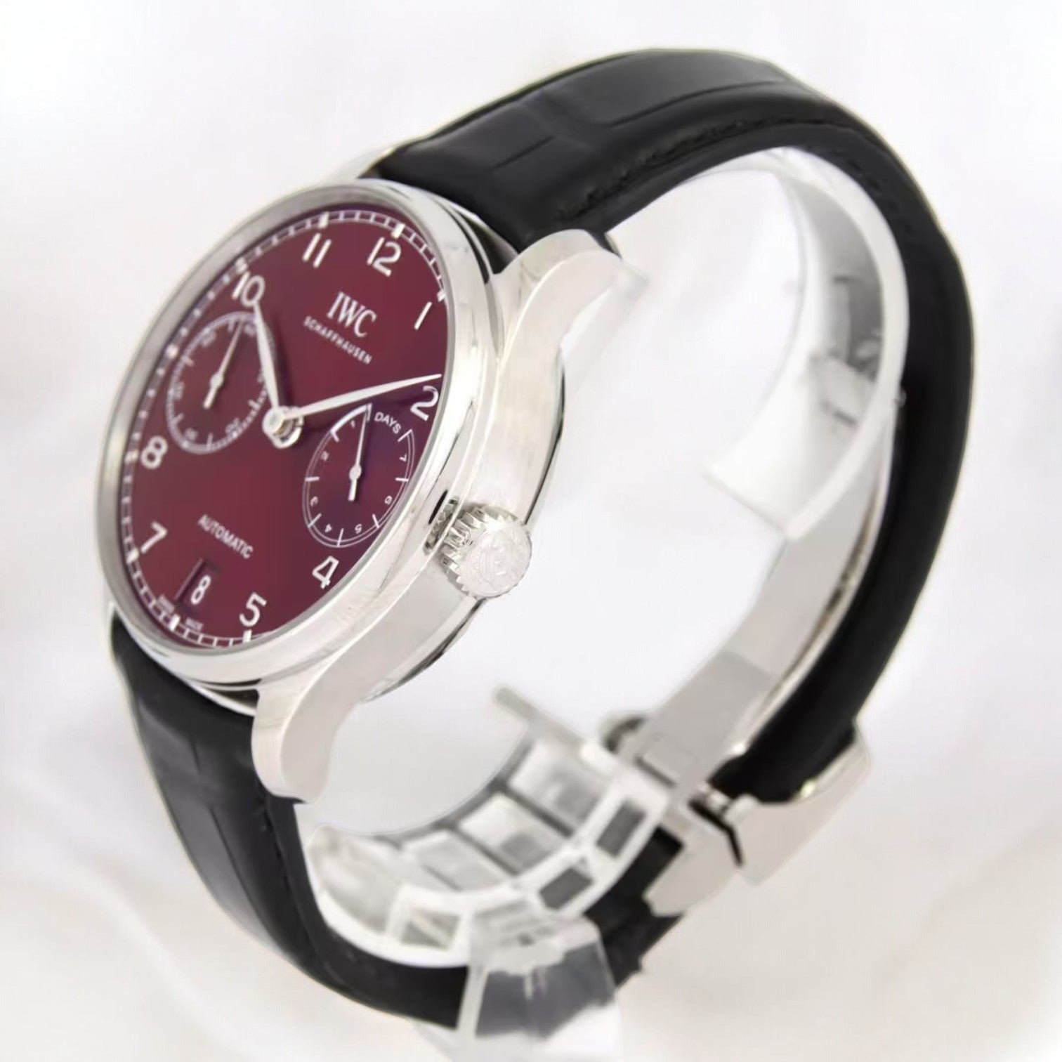 Portugieser Automatic 7 Day Burgundy Dial