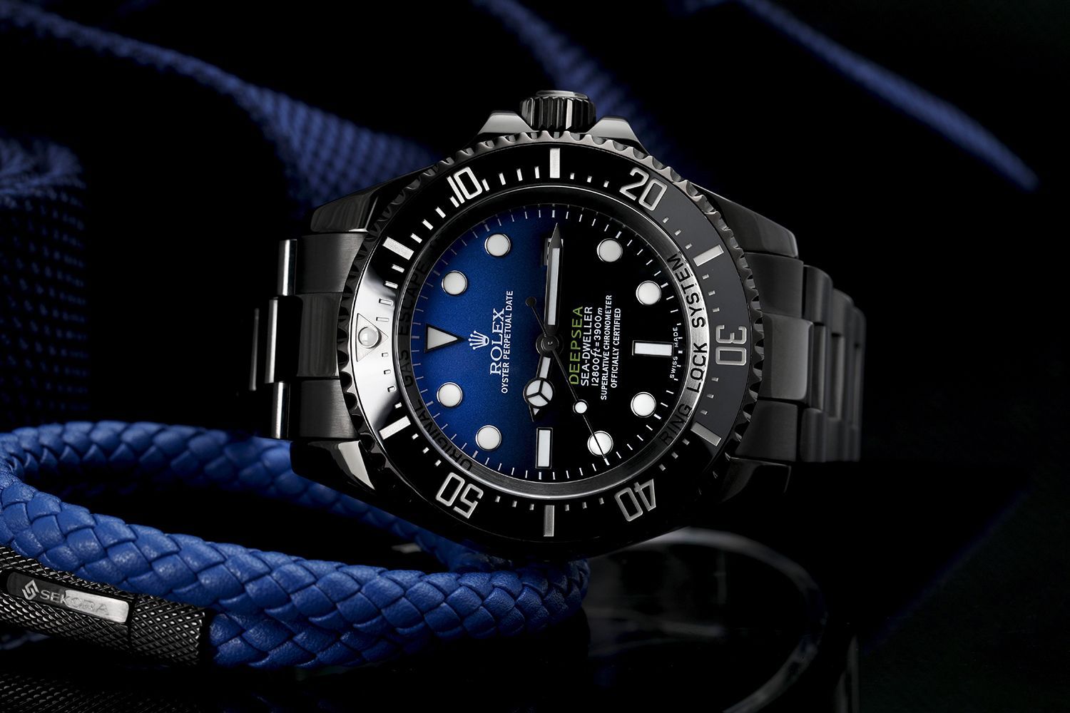 Deepsea D-Blue Sea-Dweller 44mm Blackout