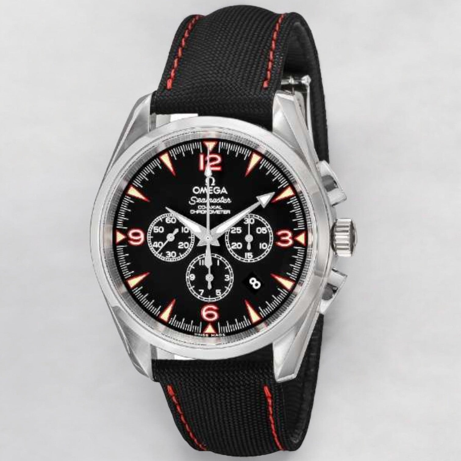 Seamaster Aqua Terra 150M Co-Axial 42.2 Railmaster Chronograph / China Explorer Red