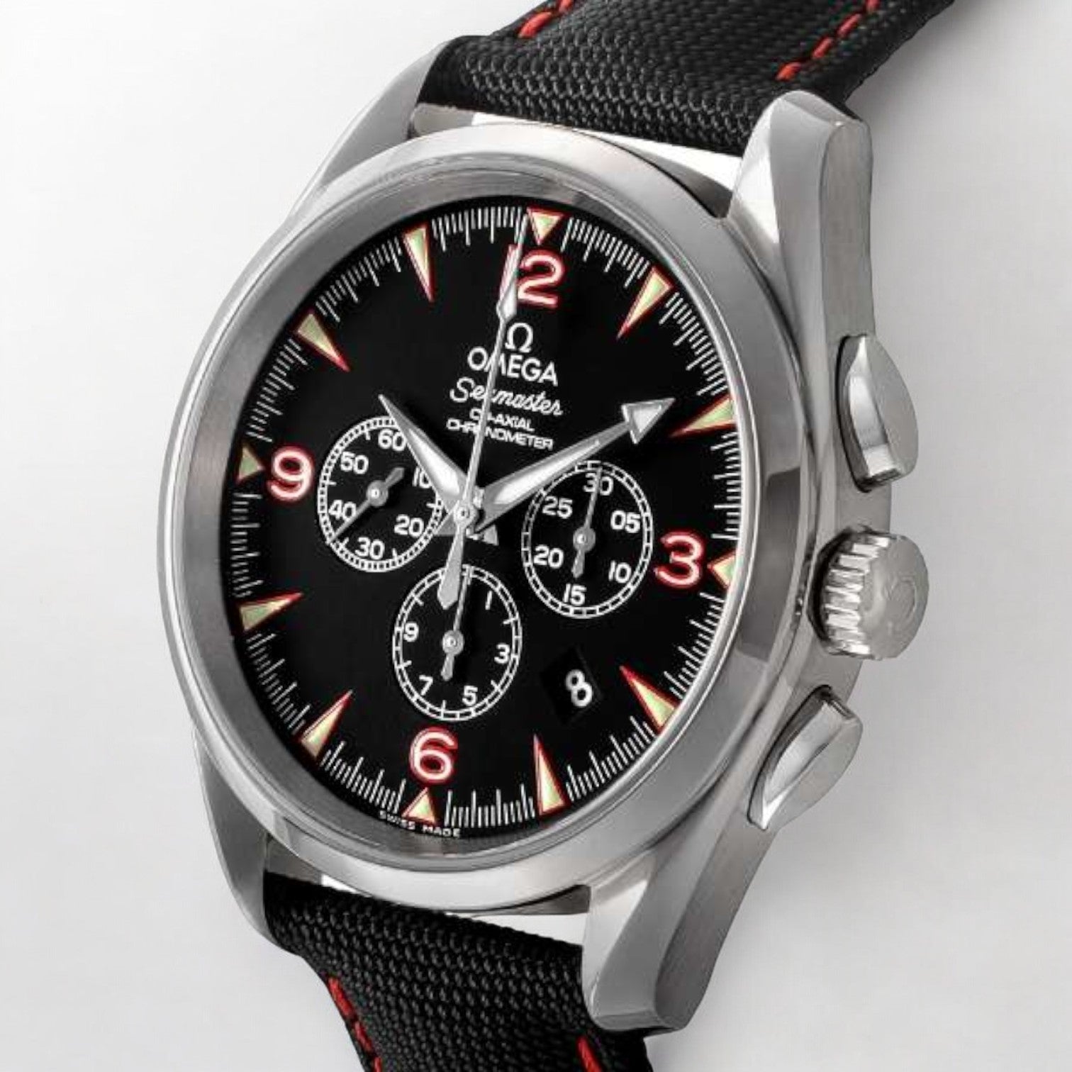 Seamaster Aqua Terra 150M Co-Axial 42.2 Railmaster Chronograph / China Explorer Red