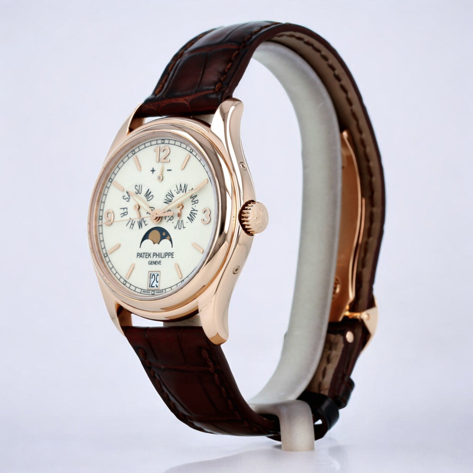 Annual Calendar 5146R 18K Rose Gold Porcelain Dial 39MM