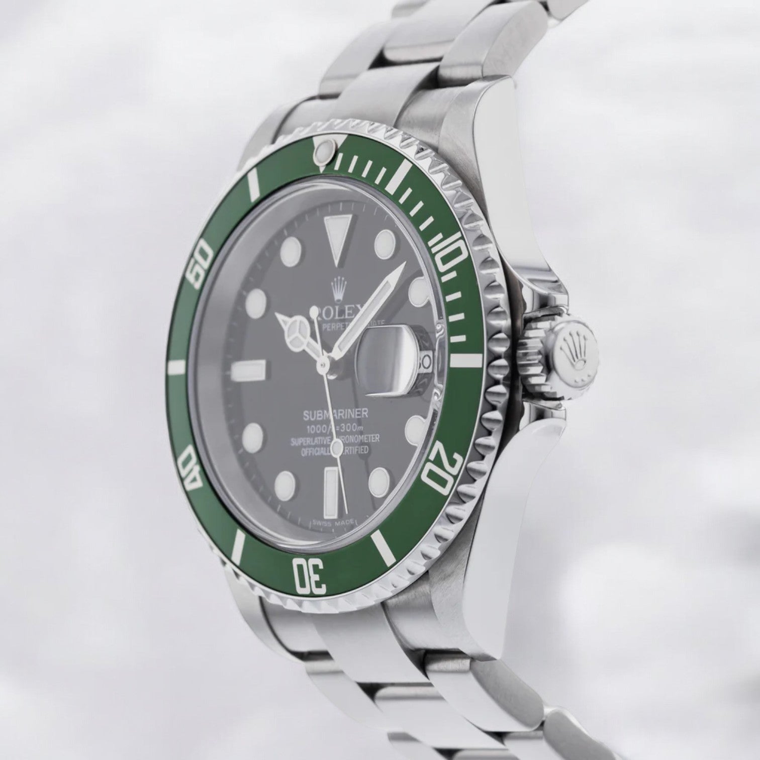 Submariner Date "Kermit" 50th Anniversary SS Green Bezel