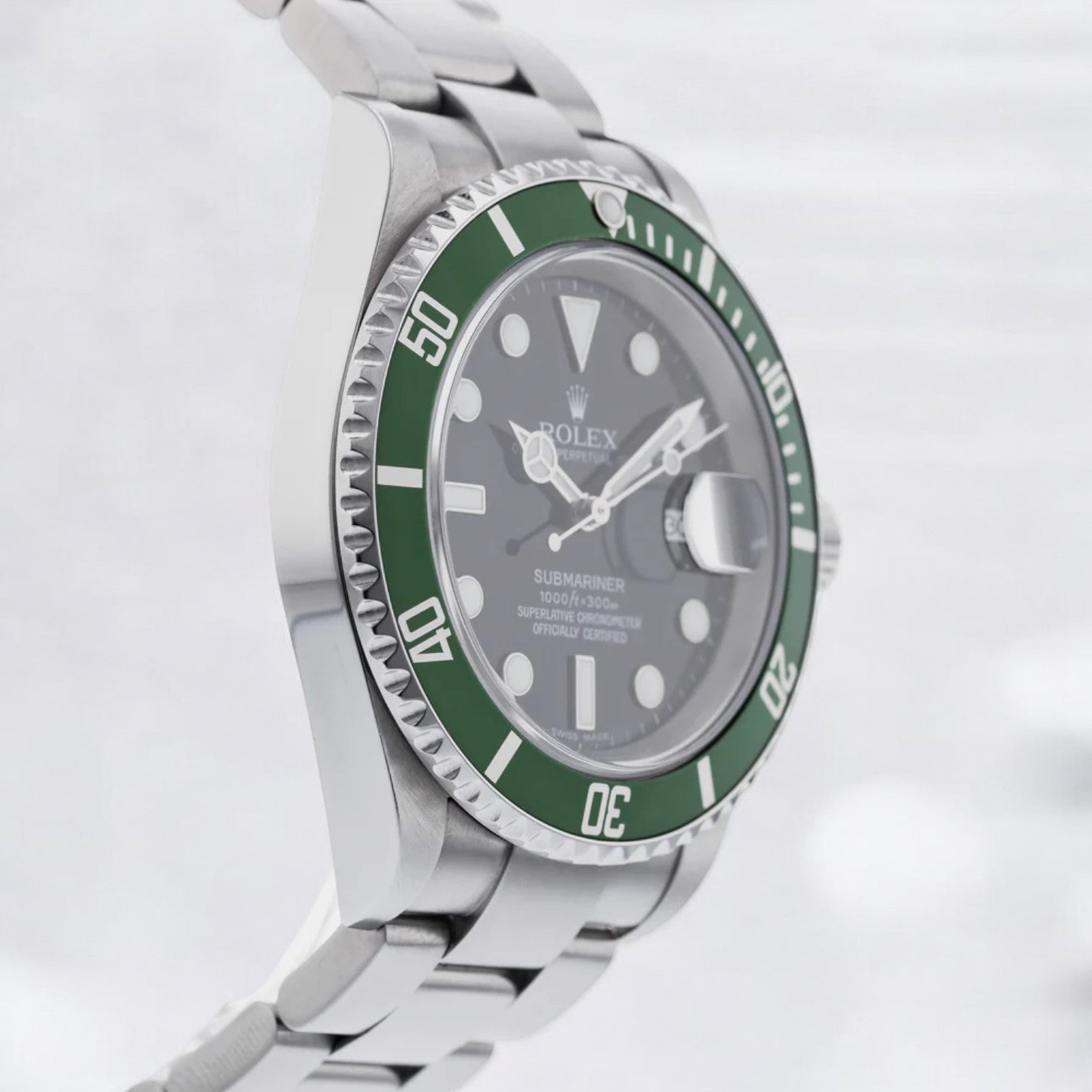 Submariner Date "Kermit" 50th Anniversary SS Green Bezel