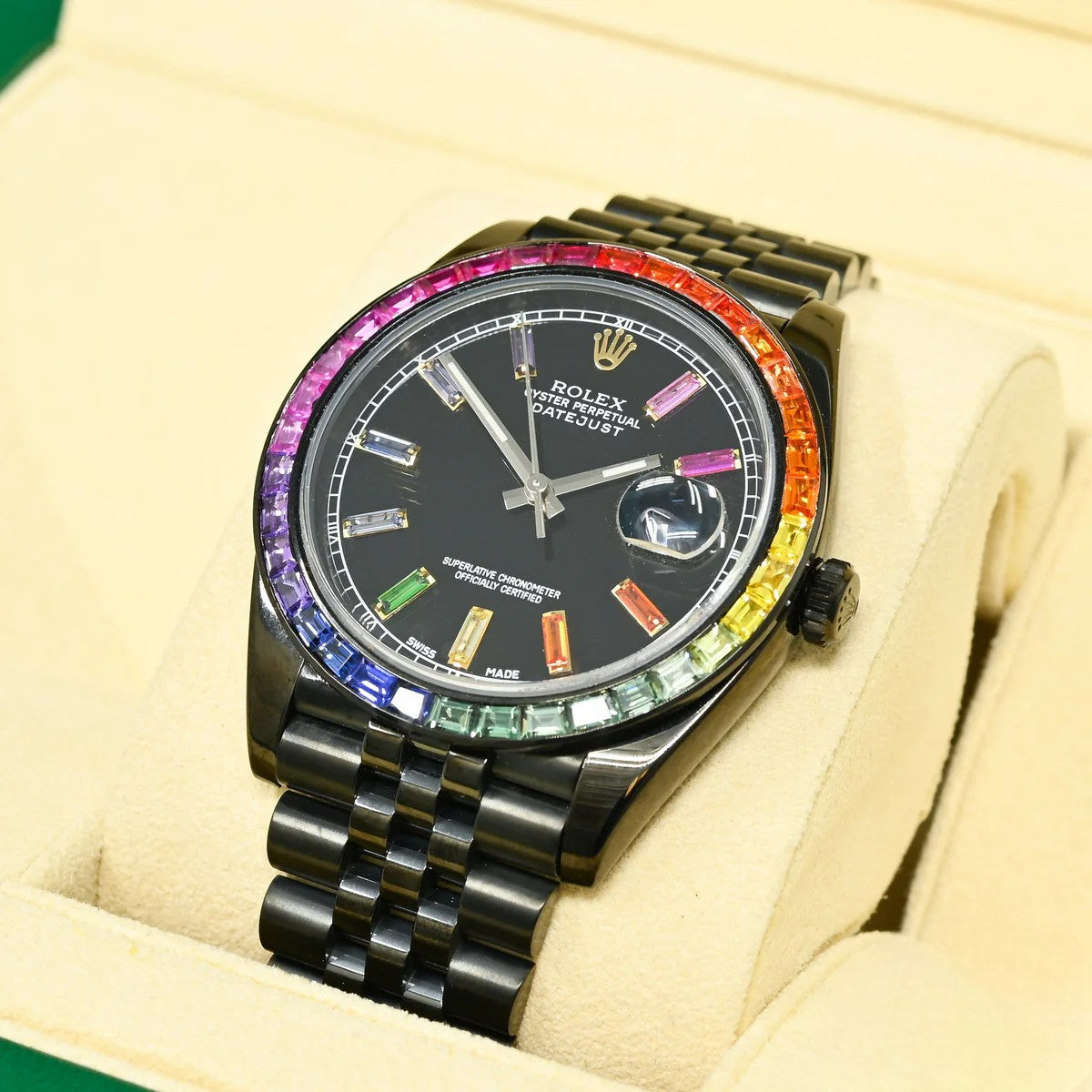 Rolex Datejust 41mm Black Rainbow