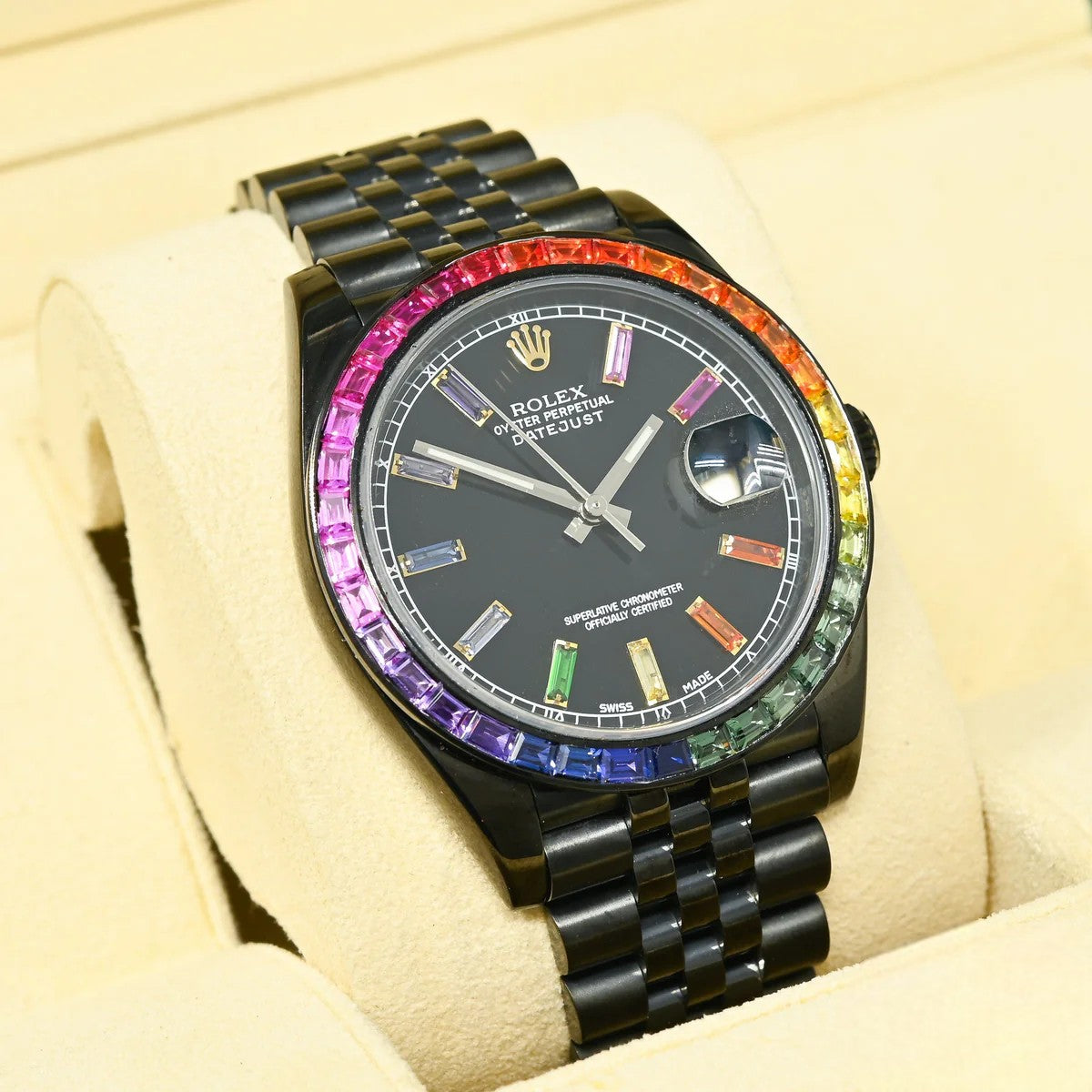 Rolex Datejust 41mm Black Rainbow