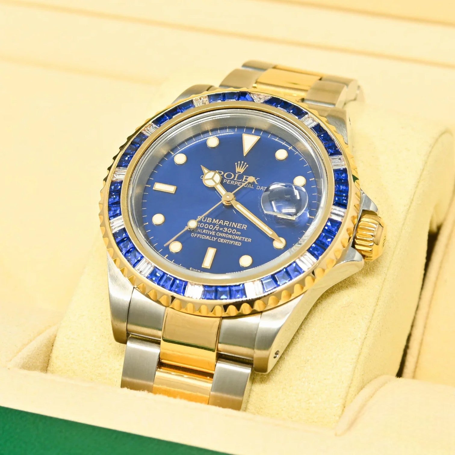 Submariner 40mm – 2 Tons Bleu Saphir