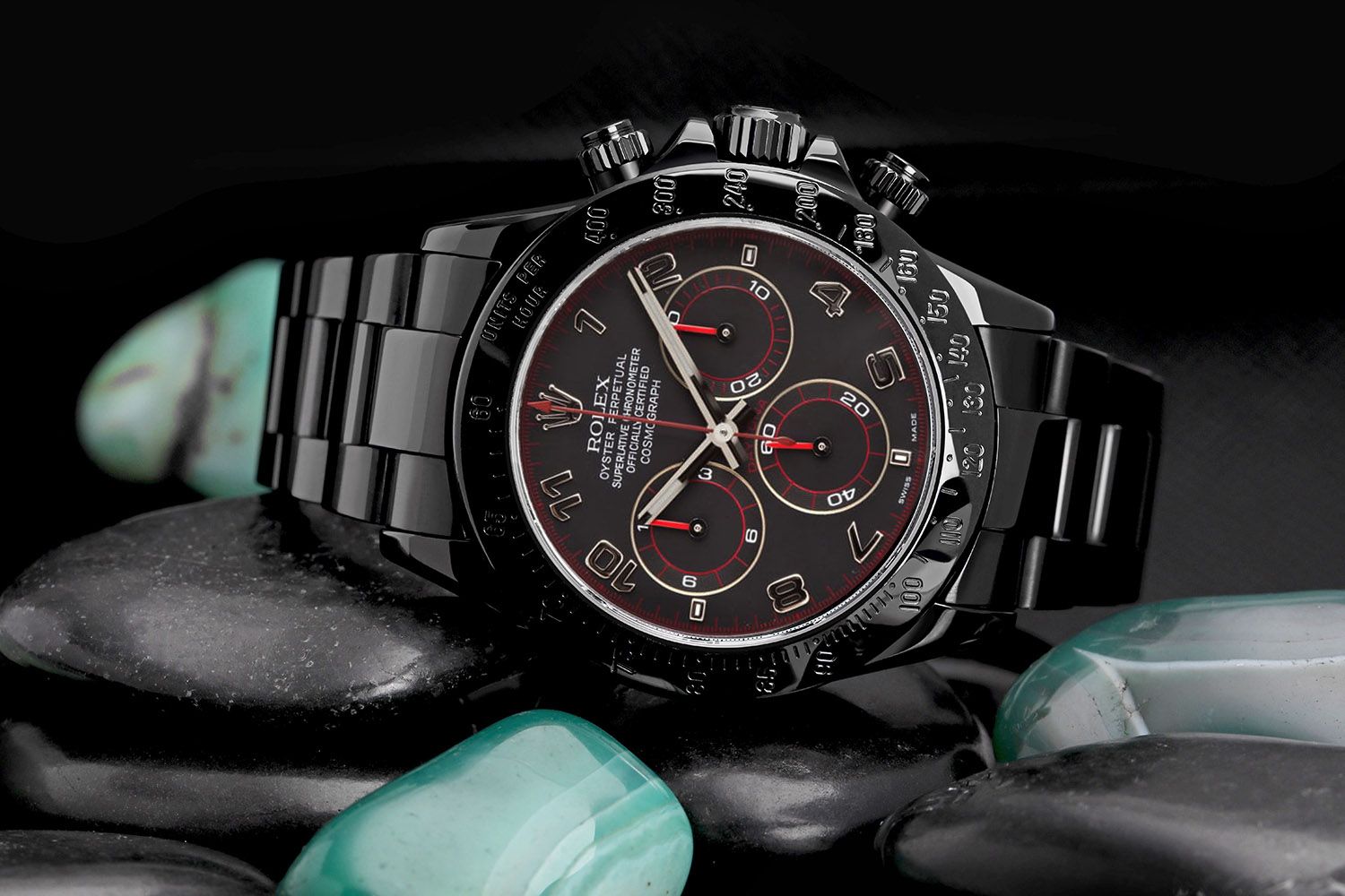 Cosmograph Daytona 116520 Black/Red Arabic Racing Dial Blackout