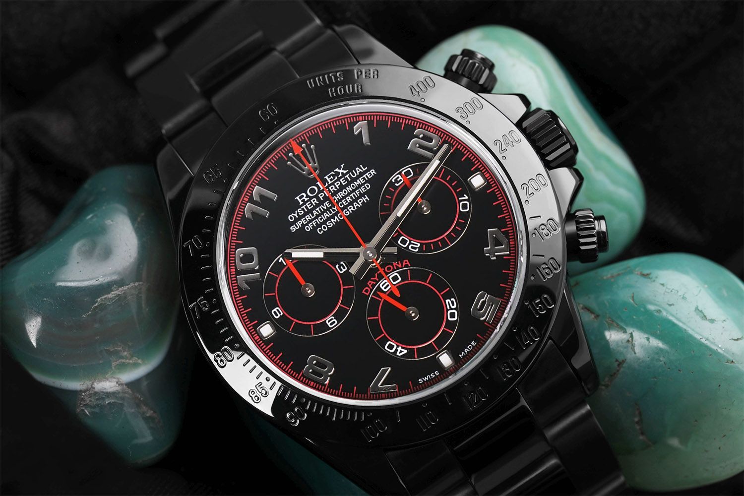 Cosmograph Daytona 116520 Black/Red Arabic Racing Dial Blackout