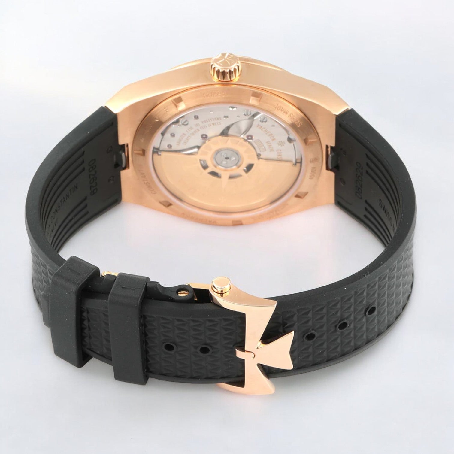 Overseas 4500v Automatic 41mm Silver Dial Rose Gold